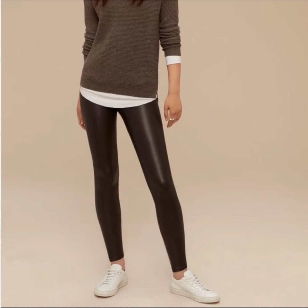 Aritzia | Wilfred Free Black Daria Leggings Size Small